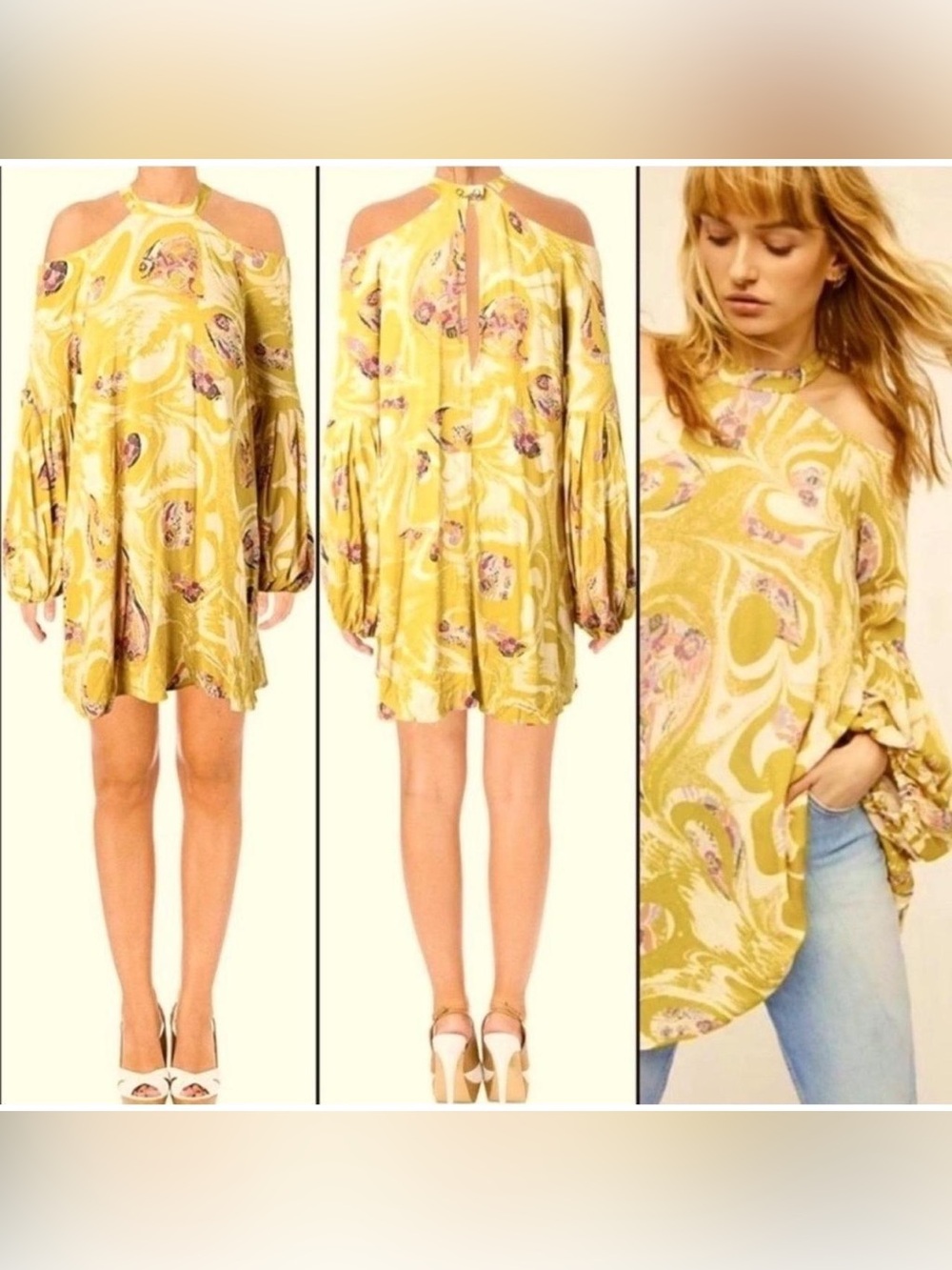 Free People Drift Away Boho Tunic Dress in size XS - Picture 4 of 16